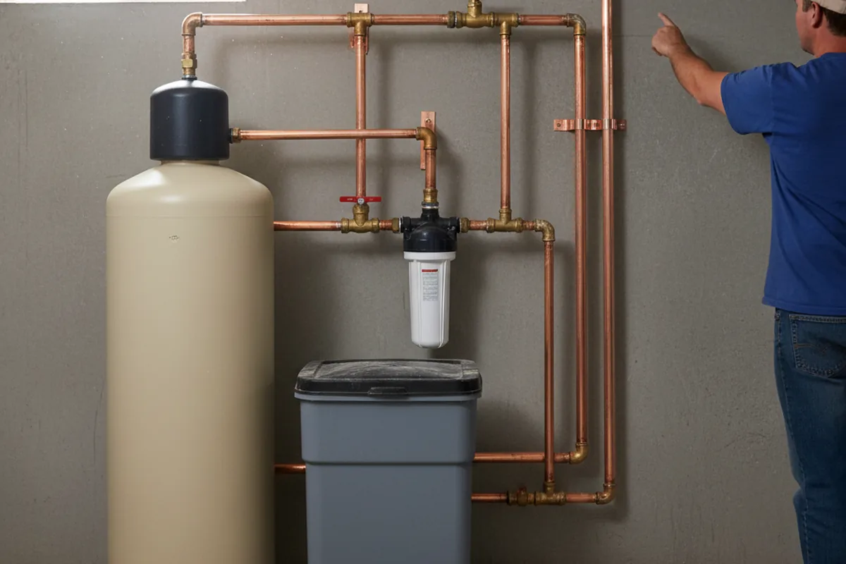 Whole-house water treatment system installed in Hickory